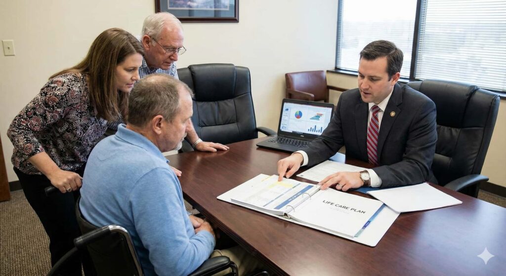 spinal cord injury lawyer life care plan